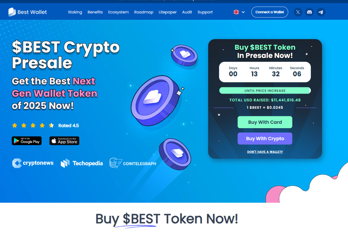 Best Wallet (BEST) - Ví Web3 tốt nhất gây bão 2025