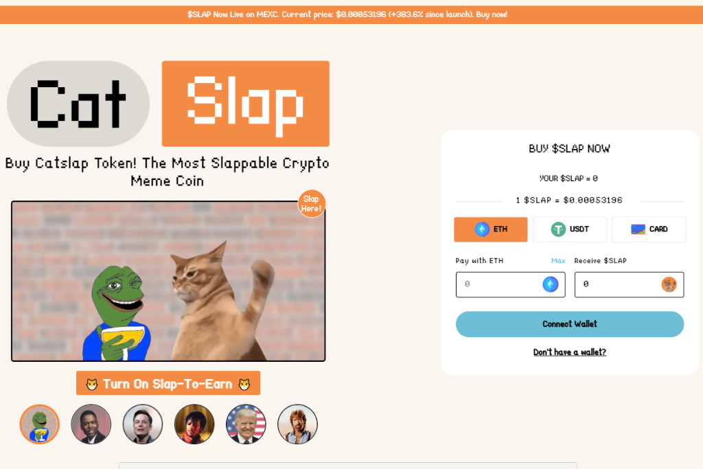 Cách thức tham gia dự án Catslap (SLAP)