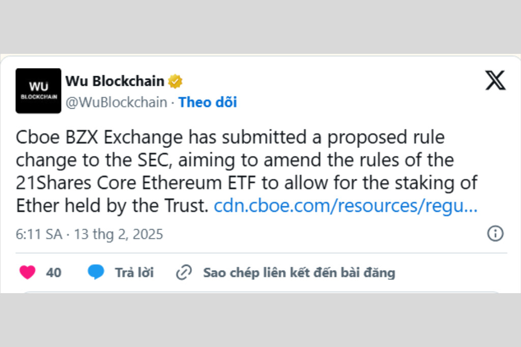 Yếu tố thúc đẩy quỹ ETF Ethereum staking tại Mỹ