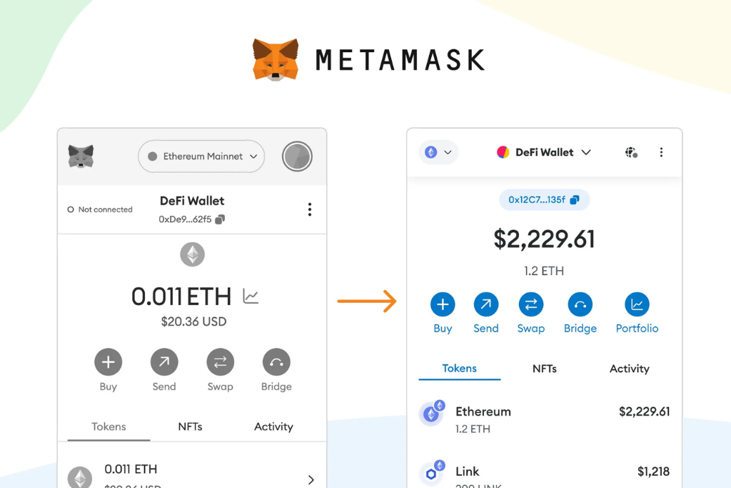 Các tính năng nổi trội của ví Metamask