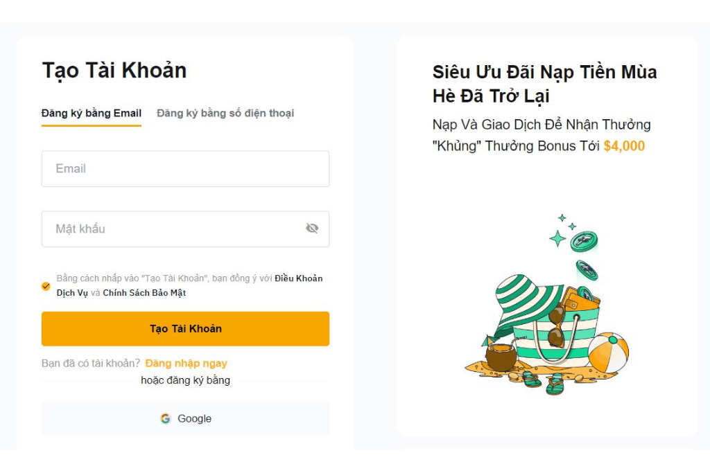 Hướng dẫn cách đăng ký sàn Bybit