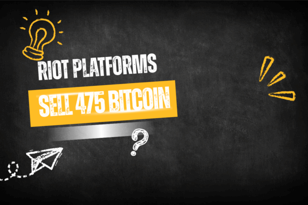 Riot Platforms đã tiến hành bán Bitcoin lớn nhất trong tháng 4 với 475 BTC