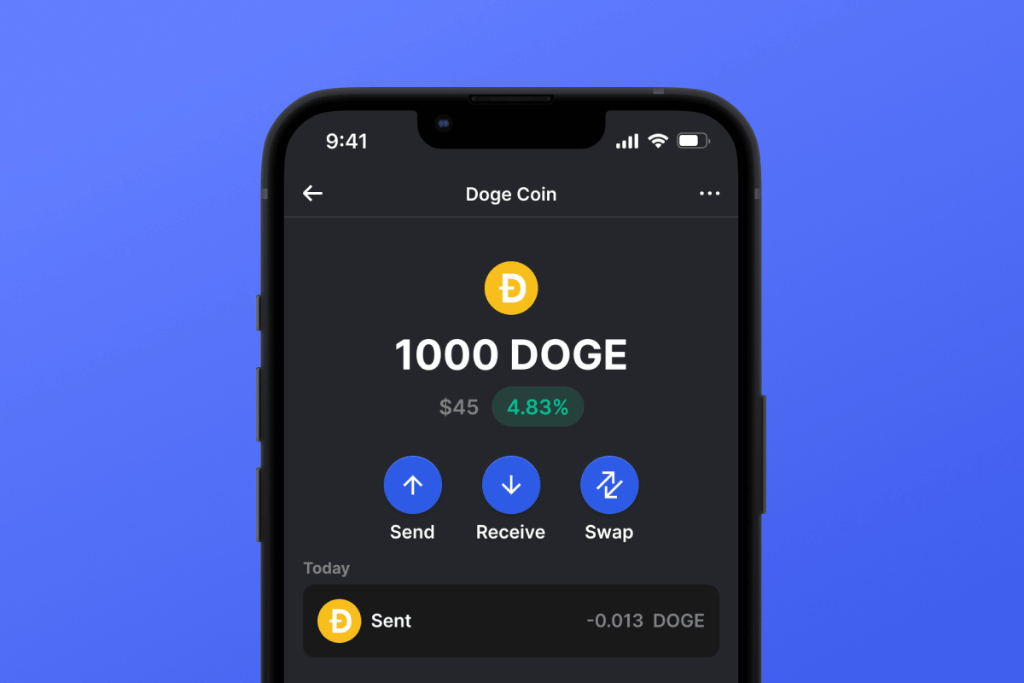 Hướng dẫn tạo ví Dogecoin trên Trust Wallet
